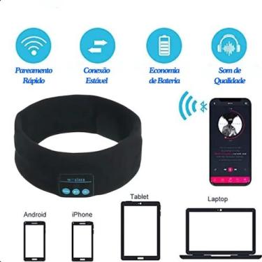 Imagem de Máscara para Dormir Bluetooth Faixa Cabeça - FAZA