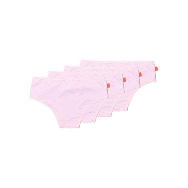 Imagem de Kit com 4 Calcinhas Infantil Sanny 211559, Rosa, G