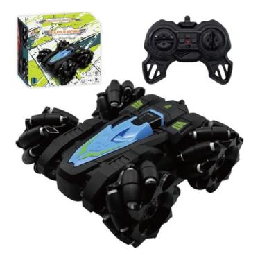 Imagem de Carrinho Drift 4x4 Carro Super Carro de Controle Remoto Recarregável com Rodinhas Mecanum Manobras Radicais Gira 360 Graus Kizumba