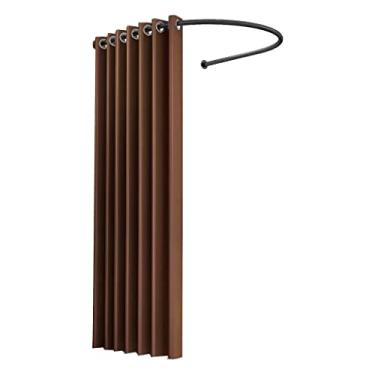 Imagem de Loja de roupas portátil em forma de U, provador, quarto de vestir em U para espaço privado, fácil de instalar para shopping center, loja de roupas de escritório