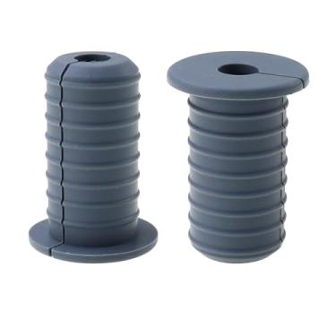 Imagem de Nihfien Kit de roteamento de cabos Starlink para orifício de parede de 9,5 cm, 2 peças de ilhós de bucha de parede de silicone Starlink, mangas de parede, suporte de cabos Ethernet para acessórios