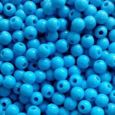 Imagem de BOLINHA DE RESINA Nº 06 (20 G) - LADEIRA BIJUTERIAS, Azul turquesa