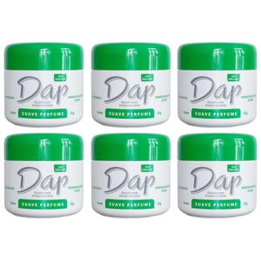 Imagem de Kit 6 Desodorante S/Perfume/Suave/Masculino/Feminino DAP 55g, SUAVE
