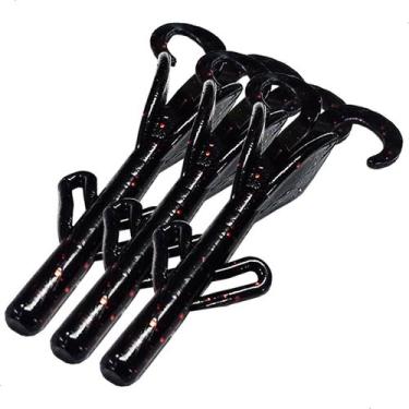 Imagem de Kit 3pçs Isca Artificial Soft Criatura Bailarina Hog 10cm Pesca Traira