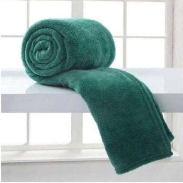 Imagem de Manta Microfibra Solteiro Home Design 1,50m x 2,00m CORTTEX, VERDE
