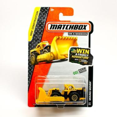 Imagem de MOUND MOVER (Yellow) MBX Construction 2014 Matchbox on a Mission 1:64 Scale Basic Die-Cast Vehicle (#107 of 120)