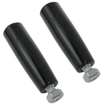 Imagem de Meuey Lyot Manivela de manivela preta M10 para manivela com porcas giratórias para fresadoras, tornos, esmerilhadeiras, equipamentos mecânicos, 2 peças