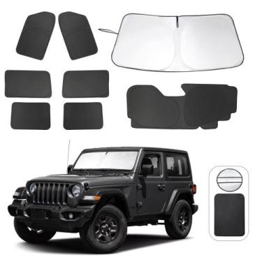 Imagem de Persianas YYCKE para Jeep Wrangler JL 2018-2025 (8 unidades)