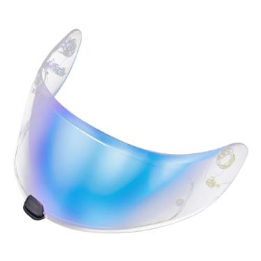 Imagem de Lumfeerix Para HJ20M C70/IS-17/FG-17/FG-ST Viseira de substituição para capacete de motocicleta C70 Viseira de proteção UV compatível com proteção UV (Revo Clear Blue)