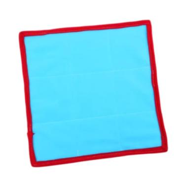 Imagem de Esquirla Acessório de tabuleiro sensorial para desenvolvimento intelectual, jogo de habilidade básica, cobertor portátil faça você mesmo para meninos e meninas, Azul