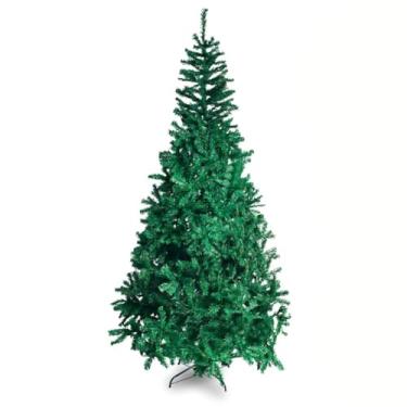 Imagem de Árvore de Natal Silvestre, 2,10m de Altura, 1200 Galhos Flexível, Base Metálica Reforçada, Montagem por Encaixe, Decoração Natalina, Estrutura Resistente, Material Durável (Árvore de Natal 2,1m)