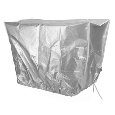 Imagem de Janela Air Condicionador de Ar Condicionado Redução de Ruído e de pó de Chuva Leve Respirável Resistente Ao para Unidades Externas (80x30x57cm / 31.5x11.8x22.4in)