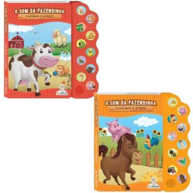 Imagem de Kit Som da Fazendinha: Vaquinha + Cavalinho (2 Vol) - Kit de Livros, 3