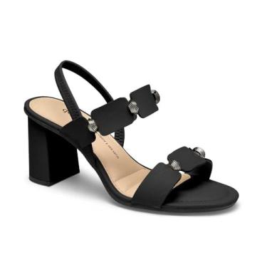 Imagem de Sandália Feminina Dakota Salto Blocado Preto 36