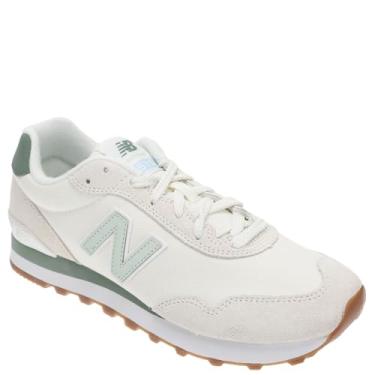Imagem de New Balance Tênis feminino 515 V3, Sal marinho/cinza de argila/zimbro escuro, 41