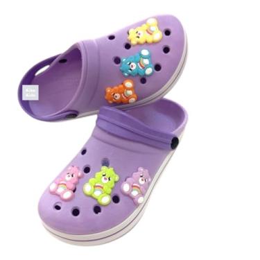 Imagem de Sandália Fechada Ursinhos Infantil Leve Carinhosos Desenho (Lilás, BR, Adulto, Faixa Numérico, 39, 40)