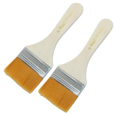 Imagem de Unlorspy 12 pincéis duráveis de 5,5 cm, ferramenta de pintura de cerdas macias, pincéis pequenos, ferramenta de pintura de cerdas de nylon para paredes/retoque/armários/cercas