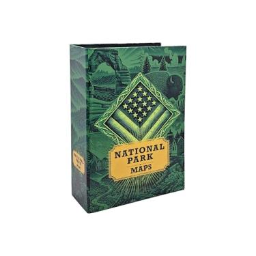 Imagem de Fichário da coleção National Parks Map – Inclui 16 protetores de manga de plástico (pasta + 16 folhas de plástico)
