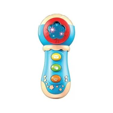 Imagem de Brinquedo Microfone Infantil Com Luz E Som - Mimo Style