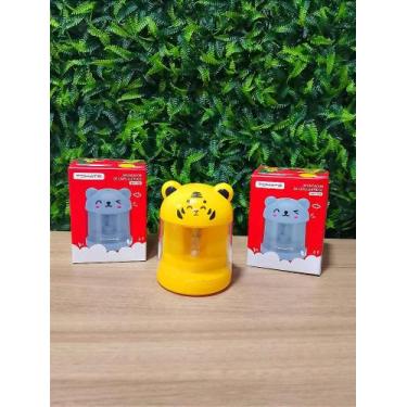 Imagem de Apontador de Lápis Elétrico Tomate MAT-A05 - Ideal para Lápis de Madei