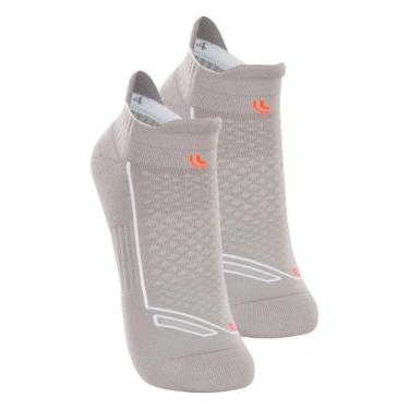 Imagem de Kit com 2 Pares de Meias Performance Running Lupo 3276-002, Cinza, 37-