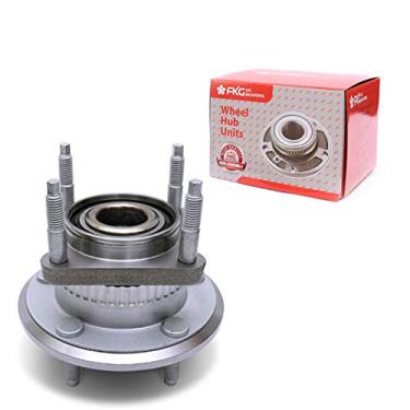 Imagem de FKG 512302 Conjunto de cubo de rolamento de roda traseira adequado para Jeep Commander 2006-2010, Jeep Grand Cherokee, 5 Lugs