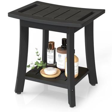Imagem de BEKVEM Banco de chuveiro HIPS (preto, médio)