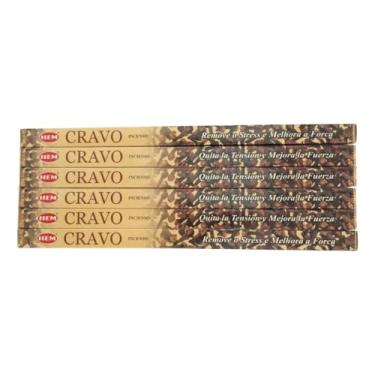 Imagem de Incenso Indiano Hem Cravo - Prosperidade e Sucesso 6 Caixas