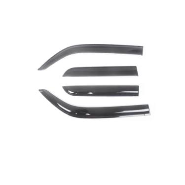 Imagem de GRJQRKHZ Defletor de janela lateral de carro para H&onda Cr-V 1997-2001 Weathershied viseira de porta vento sol proteção chuva janela lateral defletores de vento