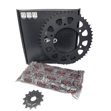Imagem de KIT RELACAO TRANSMISSAO COMPLETO HONDA CRF230F 2003 à 2018 H03841X