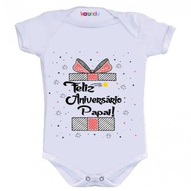 Imagem de Body Divertido - Feliz Aniversário Papai - KALUNDU KIDS, GG