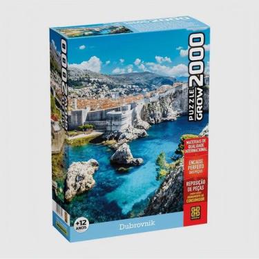 Imagem de Quebra Cabeça Dubrovnik 2000 Peças Grow, Única, Único