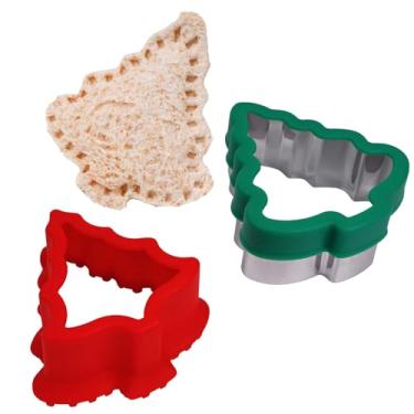 Imagem de Cortadores de sanduíche de árvore de Natal, sanduicheira, máquina de fazer pão, lancheira, pequenos cortadores de biscoito