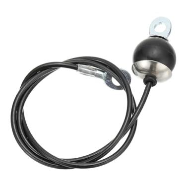 Imagem de Cabo de polia, cabo de fitness ajustável para substituição do sistema de polia grossa de 4 mm para academia, acessório de polia para casa, preto (B-1m)