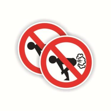 Imagem de Adesivo de carro sinal de aviso adesivo de janela de carro divertido e civilizado adesivos com logotipo cachorro fazendo xixi (1)