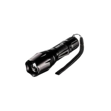 Imagem de Lanterna Tática Storm T6 Zoom Com Carregador Pilha Invictus Preto