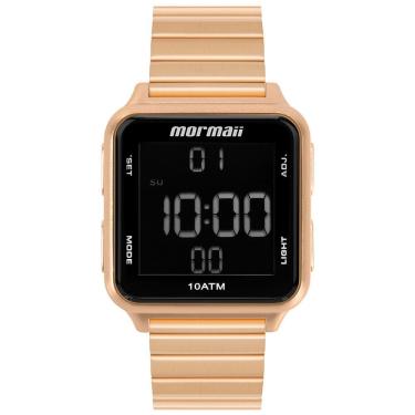 Imagem de Relógio Mormaii Unissex Digi Rosé - Mo6600afj/7j