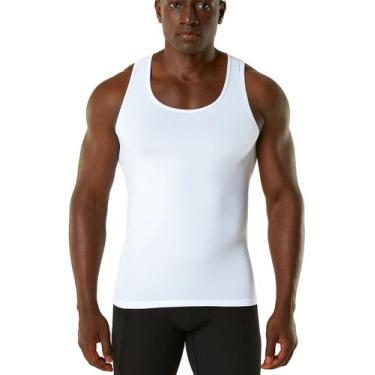Imagem de Cinta Modeladora Masculina Slim Fitness Fashion - 1 Unid., Branco, P