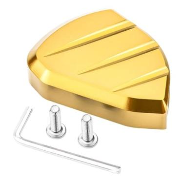 Imagem de Mqetly Apoio de pé para descanso lateral, extensão para descanso lateral de motocicleta, acessório conveniente para PCX160, Dourado