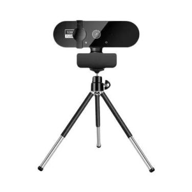 Imagem de Webcam Mini 4K 1080P Full HD 2K Com Microfone, Câmera USB Com Foco Aut