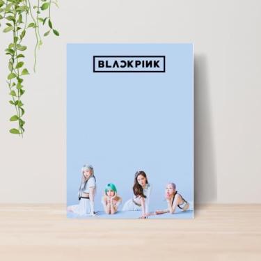 Imagem de Genérico, Quadro Black Pink Kpop A4 | Placa MDF 20