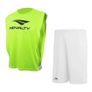 Imagem de Kit Futebol Penalty Colete + Calção Juvenil