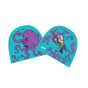 Imagem de Touca De Natação Infantil Cebolinha Turma Da Mônica Poliéster Floty-Unissex