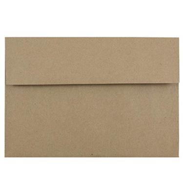 Imagem de Envelopes de papel JAM – Reciclado em Kraft marrom, Pack of 100, A8