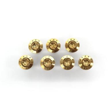 Imagem de Parafusos de montagem do disco de freio dianteiro Arashi para Kawasaki Ninja ZX6R 03-16 ZX10R 04-07, Ninja 1000 ZX1000 11-13 ABS 12-19, Z1000SX 11-19 Parafusos Torx afunilados de titânio M8x30 ouro 10