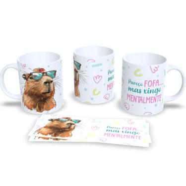 Imagem de Caneca Xícara Capivara Café Chá Chocolate Quente (Mod.3)