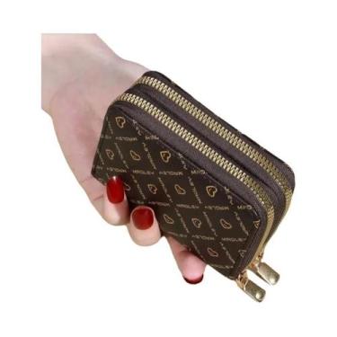 Imagem de Carteira Feminina De Grande Capacidade Para Cartões De Crédito, Estojo