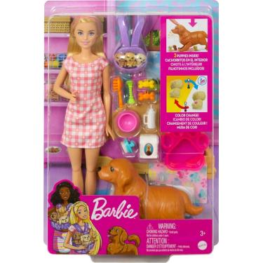Imagem de Boneca Barbie Family Cachorros Recém Nascidos Mattel - HCK75