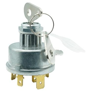 Imagem de Interruptor de ignição substituto 3107556R92, K203992 adequado para Lucas, David Brown, retroescavadeira, carro Massey Ferguson John Deere, trator, trailer, agricultura (com capa à prova d'água)