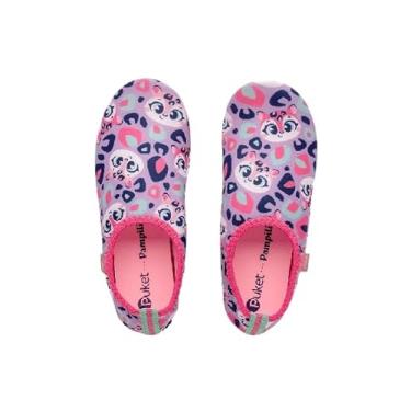 Imagem de Tênis Sapatilha Antiderrapante Slip On Menina Onça Lavanda - Puket (BR, Criança de 4 a 8 anos, Faixa Numérico, 27, 28)